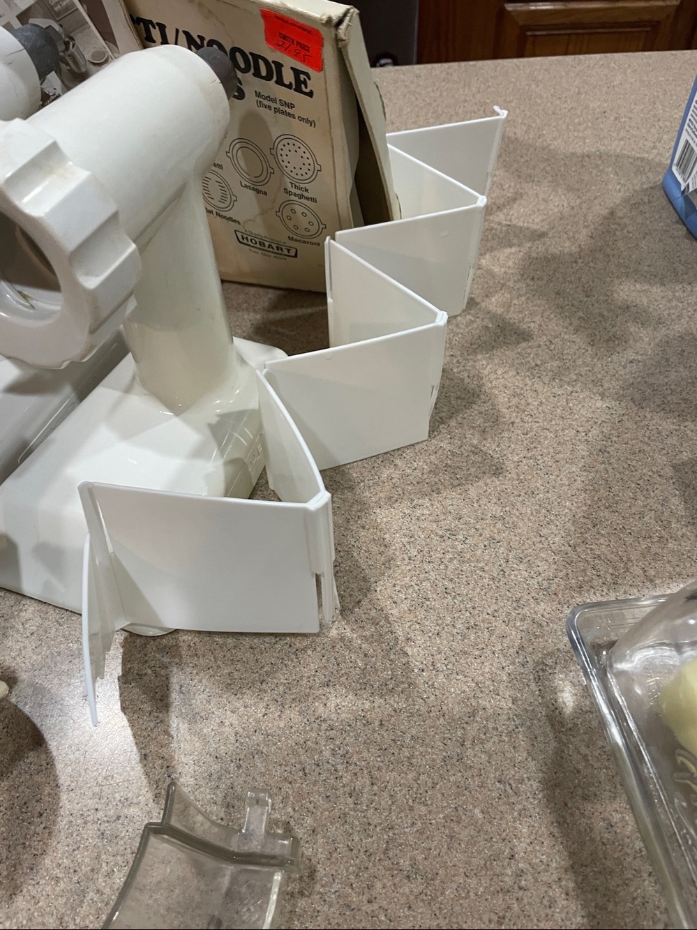 White Kitchen Mixer Attachment Set - Multi-Purpose Accessory Kit - Picture 3 of 7